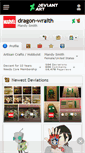 Mobile Screenshot of dragon-wraith.deviantart.com