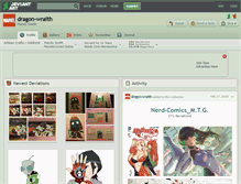 Tablet Screenshot of dragon-wraith.deviantart.com
