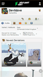Mobile Screenshot of devildove.deviantart.com