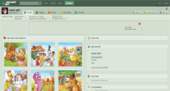 Desktop Screenshot of noor-art.deviantart.com