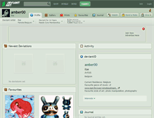 Tablet Screenshot of amber00.deviantart.com