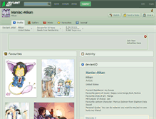 Tablet Screenshot of maniac-mikan.deviantart.com