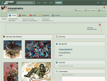 Tablet Screenshot of miyazakiakira.deviantart.com
