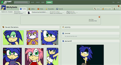 Desktop Screenshot of bitchysonic.deviantart.com