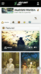 Mobile Screenshot of mushishi-world.deviantart.com