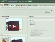 Tablet Screenshot of bot-bot.deviantart.com