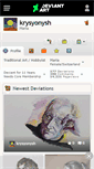 Mobile Screenshot of krysyonysh.deviantart.com