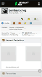 Mobile Screenshot of bombastichog.deviantart.com