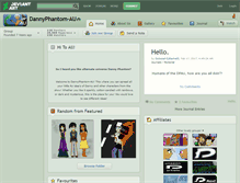 Tablet Screenshot of dannyphantom-au.deviantart.com