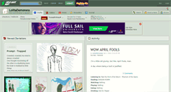 Desktop Screenshot of lolitademoness.deviantart.com