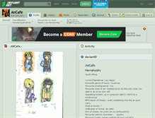 Tablet Screenshot of ancafe.deviantart.com