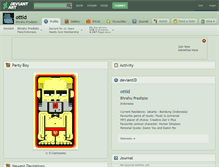 Tablet Screenshot of ottid.deviantart.com