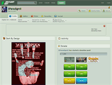 Tablet Screenshot of iiparadigmii.deviantart.com