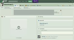 Desktop Screenshot of missanthrope13.deviantart.com