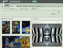 Tablet Screenshot of luintje.deviantart.com