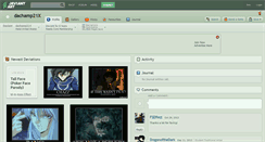Desktop Screenshot of dachamp21x.deviantart.com