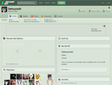 Tablet Screenshot of getsuyoubi.deviantart.com