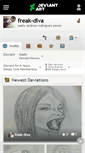 Mobile Screenshot of freak-diva.deviantart.com