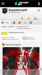 Mobile Screenshot of blazethecat55.deviantart.com