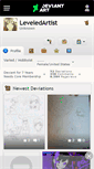 Mobile Screenshot of leveledartist.deviantart.com