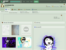 Tablet Screenshot of leveledartist.deviantart.com