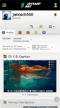 Mobile Screenshot of janosch500.deviantart.com