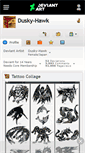 Mobile Screenshot of dusky-hawk.deviantart.com