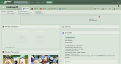 Desktop Screenshot of coldmoon93.deviantart.com