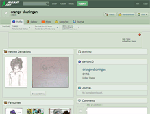 Tablet Screenshot of orange-sharingan.deviantart.com