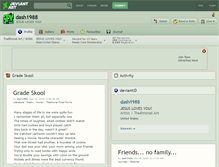 Tablet Screenshot of dash1988.deviantart.com