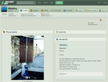 Tablet Screenshot of hitokiru.deviantart.com