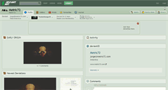 Desktop Screenshot of metric72.deviantart.com