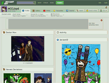 Tablet Screenshot of mcclloyd.deviantart.com