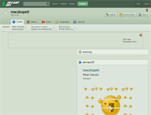 Tablet Screenshot of maczkopeti.deviantart.com