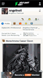 Mobile Screenshot of angelinell.deviantart.com