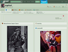 Tablet Screenshot of angelinell.deviantart.com