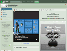 Tablet Screenshot of org-infinitus.deviantart.com