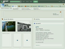 Tablet Screenshot of garlic.deviantart.com