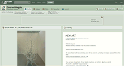 Desktop Screenshot of emerald-magpie.deviantart.com