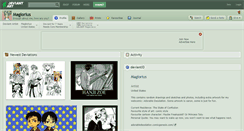 Desktop Screenshot of maglorius.deviantart.com