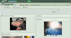 Desktop Screenshot of freezinginthesno.deviantart.com