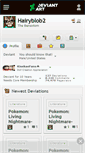 Mobile Screenshot of hairyblob2.deviantart.com