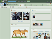 Tablet Screenshot of equinesfromcomics.deviantart.com