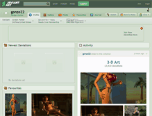 Tablet Screenshot of gonzo22.deviantart.com