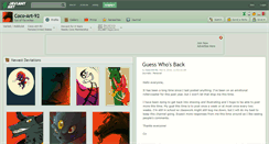 Desktop Screenshot of coco-art-92.deviantart.com