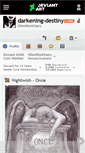 Mobile Screenshot of darkening-destiny.deviantart.com