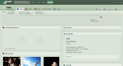 Desktop Screenshot of gepi.deviantart.com