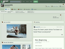 Tablet Screenshot of naruto2292.deviantart.com