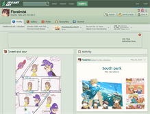Tablet Screenshot of floralmist.deviantart.com