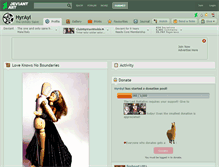 Tablet Screenshot of hyrayl.deviantart.com